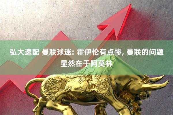 弘大速配 曼联球迷: 霍伊伦有点惨, 曼联的问题显然在于阿莫林